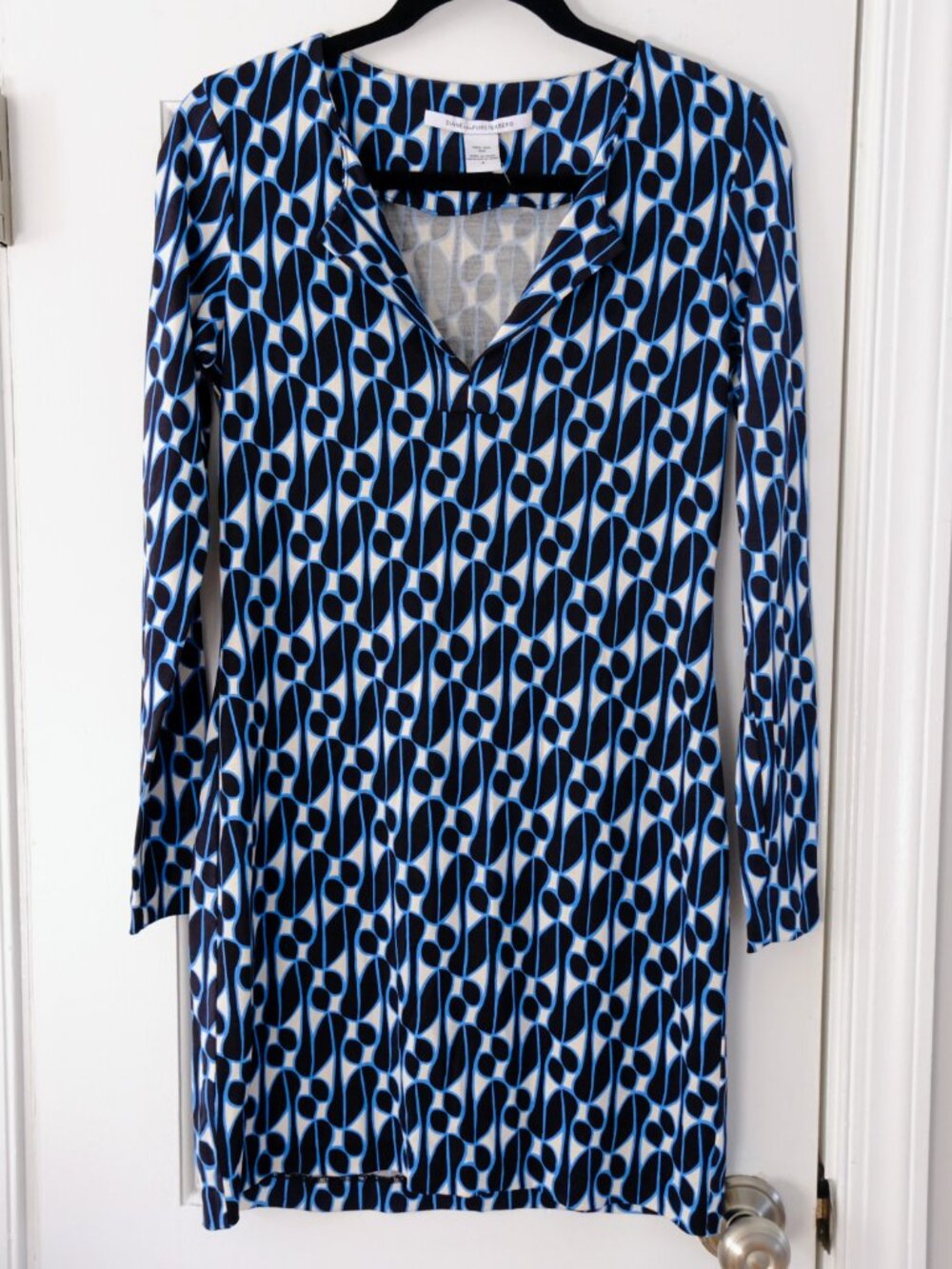 EUC Diane Von Furstenberg DVF Reina Tunic Dress | Sz 4 / Small | 100% Silk